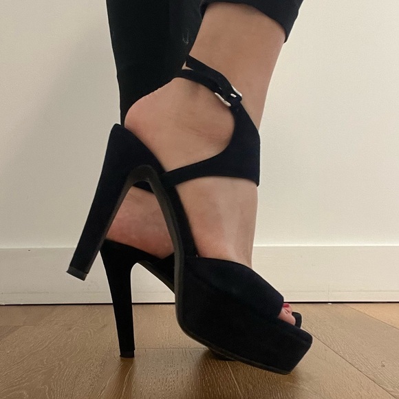 Marni dark blue suede platforms. EUC made in Italy - Picture 4 of 14